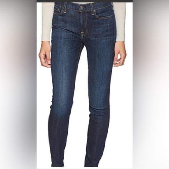 Seven7 Skinny Blue Jeans - Womens Size 6 - medium wash - Picture 1 of 11